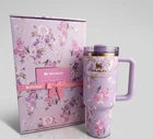 Stanley x Love Shack Fancy Quencher – "Happy Thoughts" Rosa Beaux Purple, 40 oz