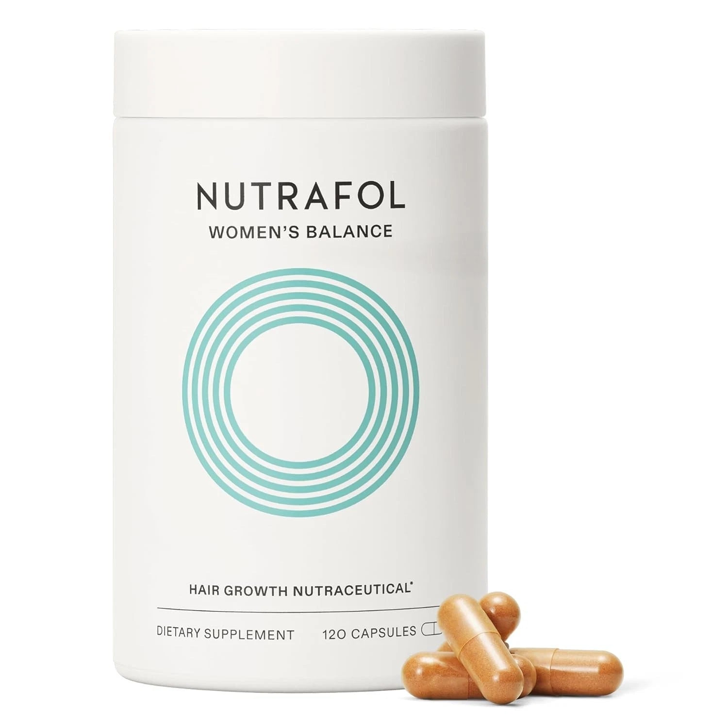 Nutrafol Women’s Balance Hair Growth Supplement 120 Capsules 1 Month Supply