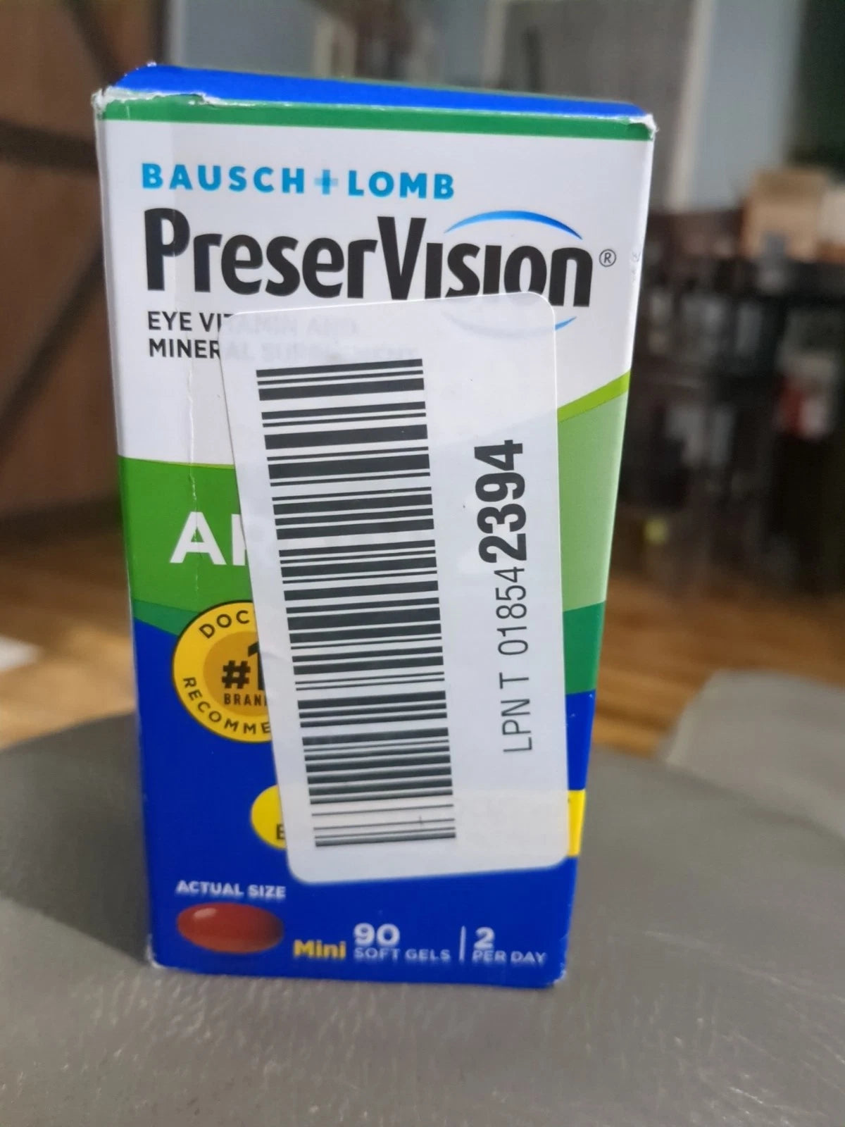 Bausch + Lomb PreserVision AB69790 Eye Vitamin & Mineral Supplement 90 Softgels