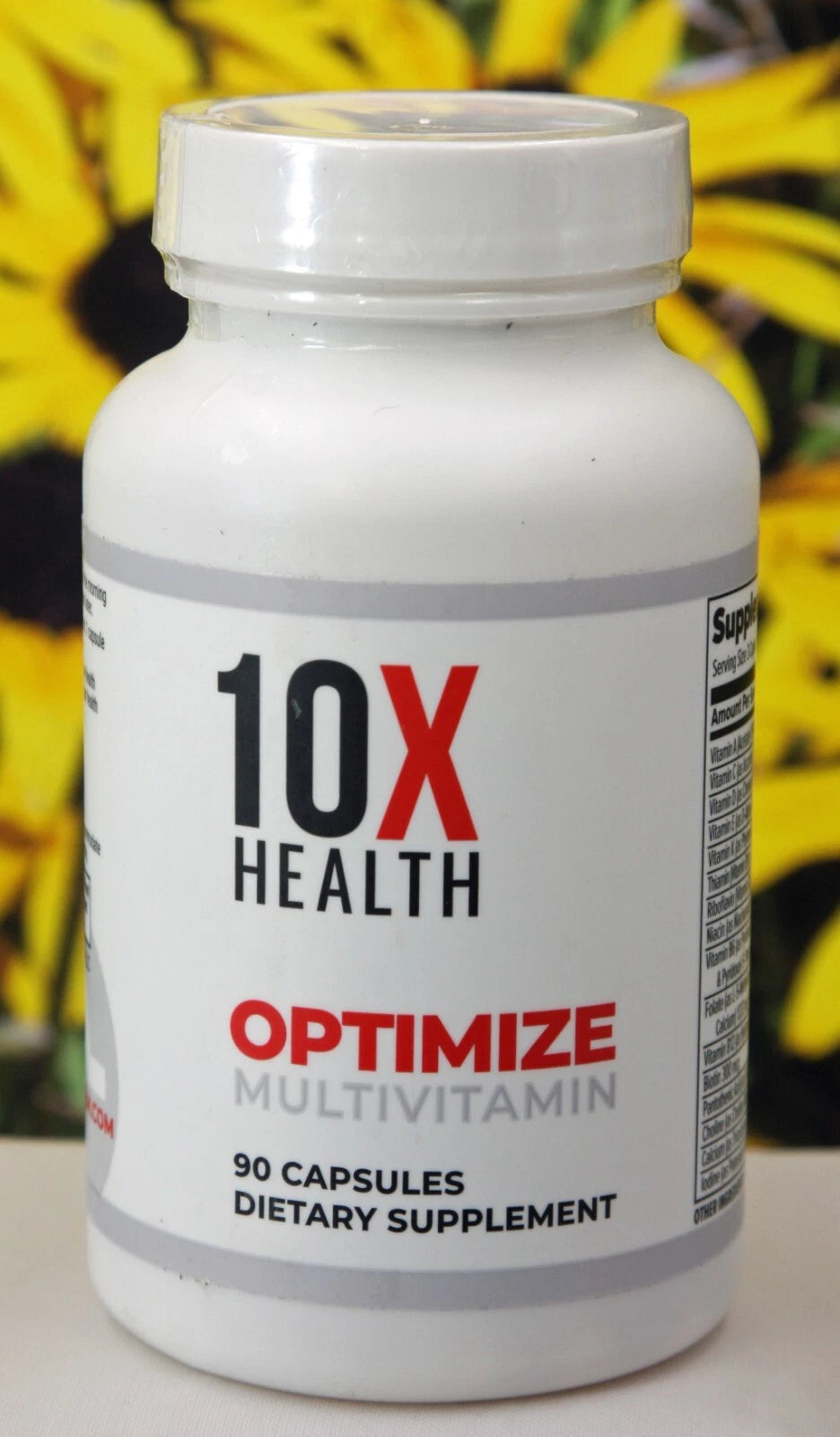 10X Health Optimize Methylated Multivitamin 90 Capsules – Exp 10/2026