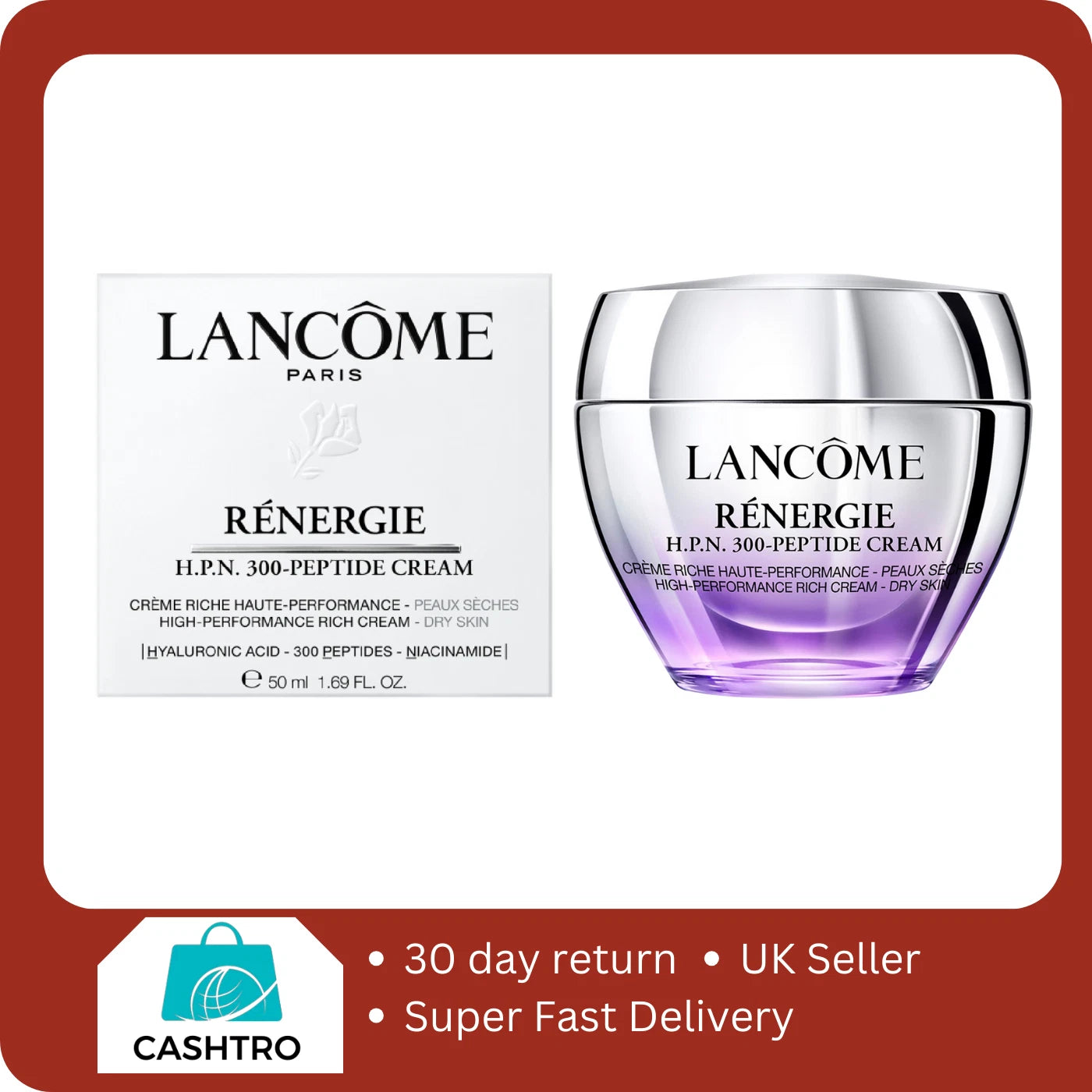 Lancôme Rénergie H.P.N. 300-Peptide Rich Cream 50ml – Anti-Aging Face Moisturizer