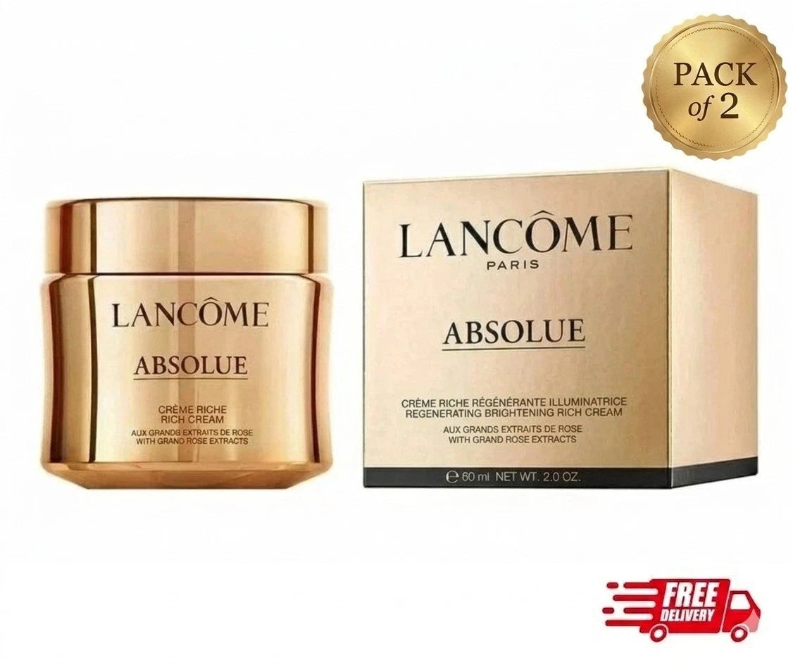 Lancôme Absolue Revitalizing & Brightening Rich Cream, 2 oz / 60ml — New Sealed
