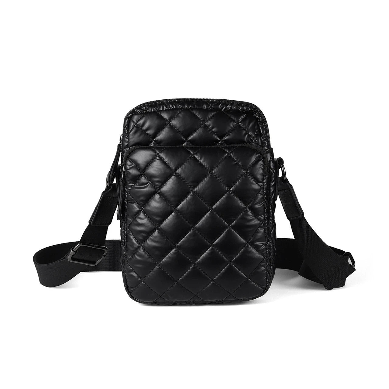 Ladies Nylon Puffer Quilt Crossbody Bag by Nollia Lightweight Shoulder Purse