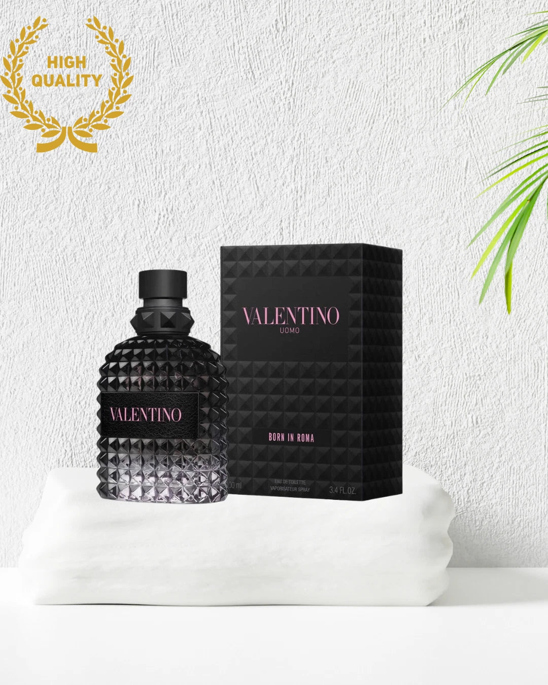New Valentino Uomo Born In Roma Eau de Toilette Spray for Men 3.4 oz / 100ml