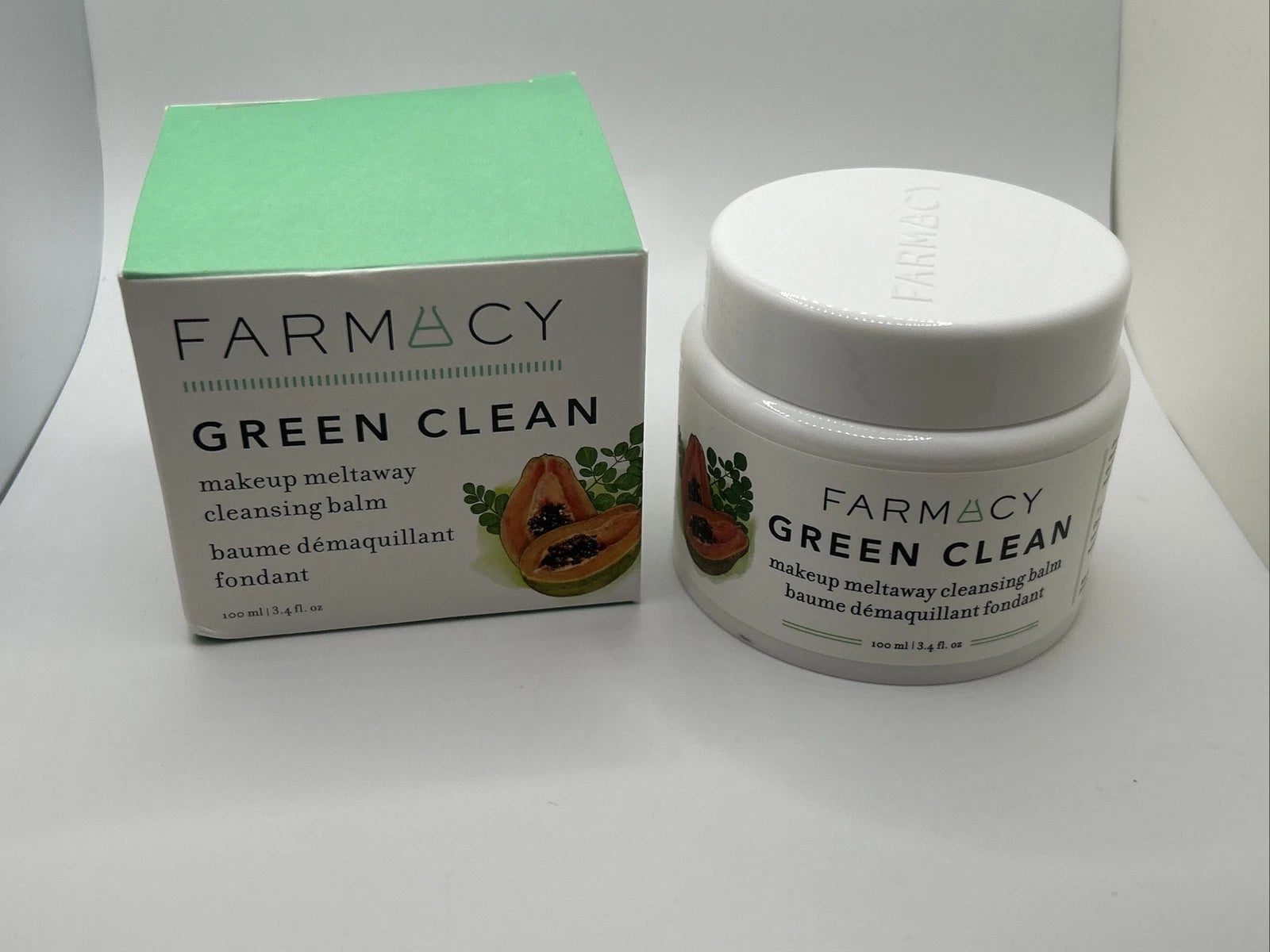 Farmacy Green Clean Makeup Meltaway Cleansing Balm 3.4 Fl. Oz. / 100 mL BNIB
