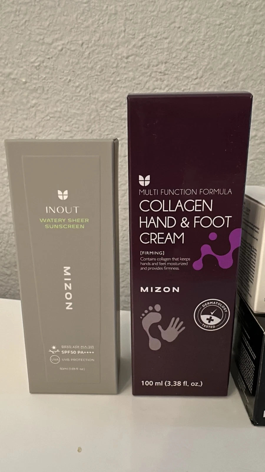 ✨ MIZON 4Pc Skincare Set | SPF50 Sunscreen, Placenta Ampoule & Wrinkle Tox Cream