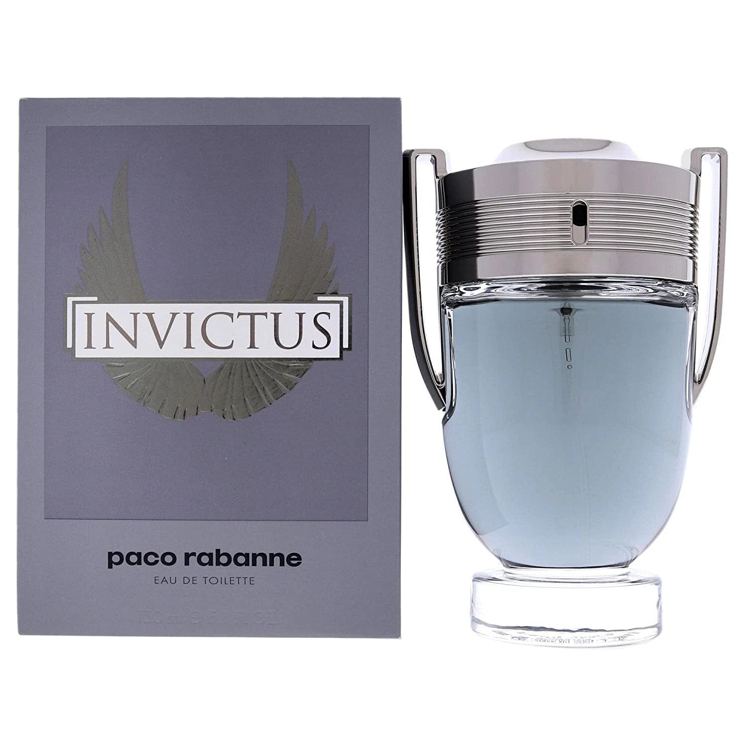 Paco Rabanne Invictus Eau De Toilette Spray for Men - 50ml / 1.7oz - Brand New in Box (BNIB)