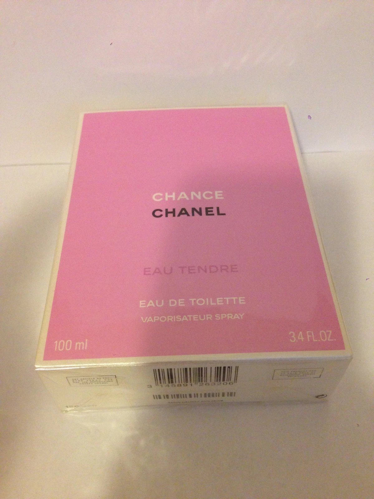 CHANCE EAU TENDRE by CHANEL Eau de Toilette for Women 3.4 oz / 100ml Spray – Sealed