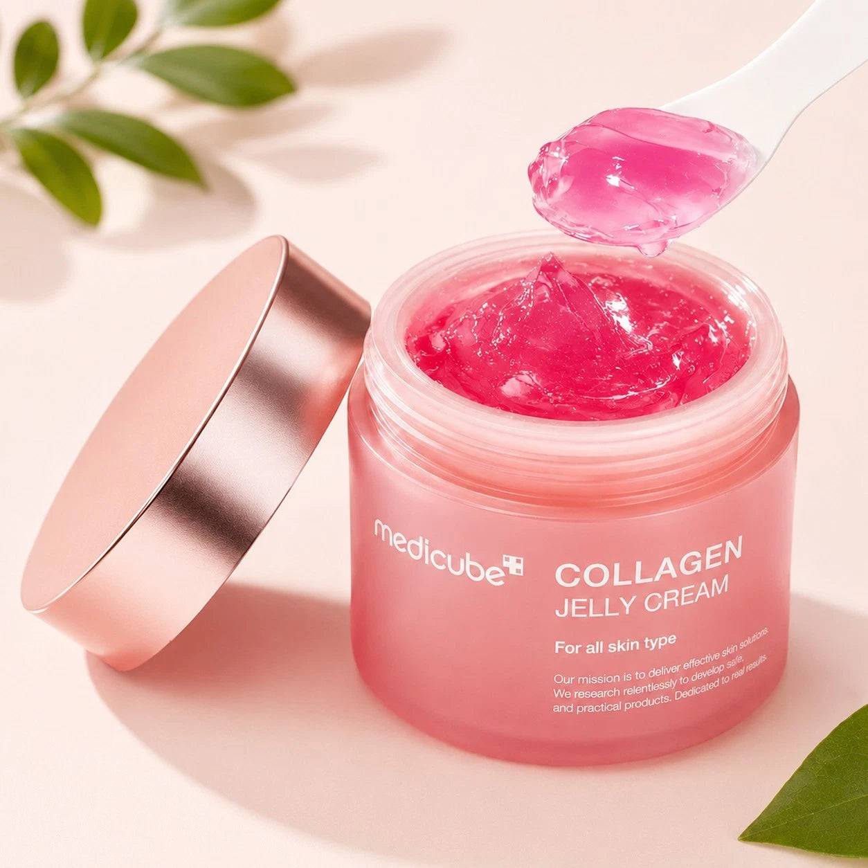 MEDICUBE Genuine Collagen Jelly Cream 50ml – Glass Glow Wrinkle Care | K-Beauty