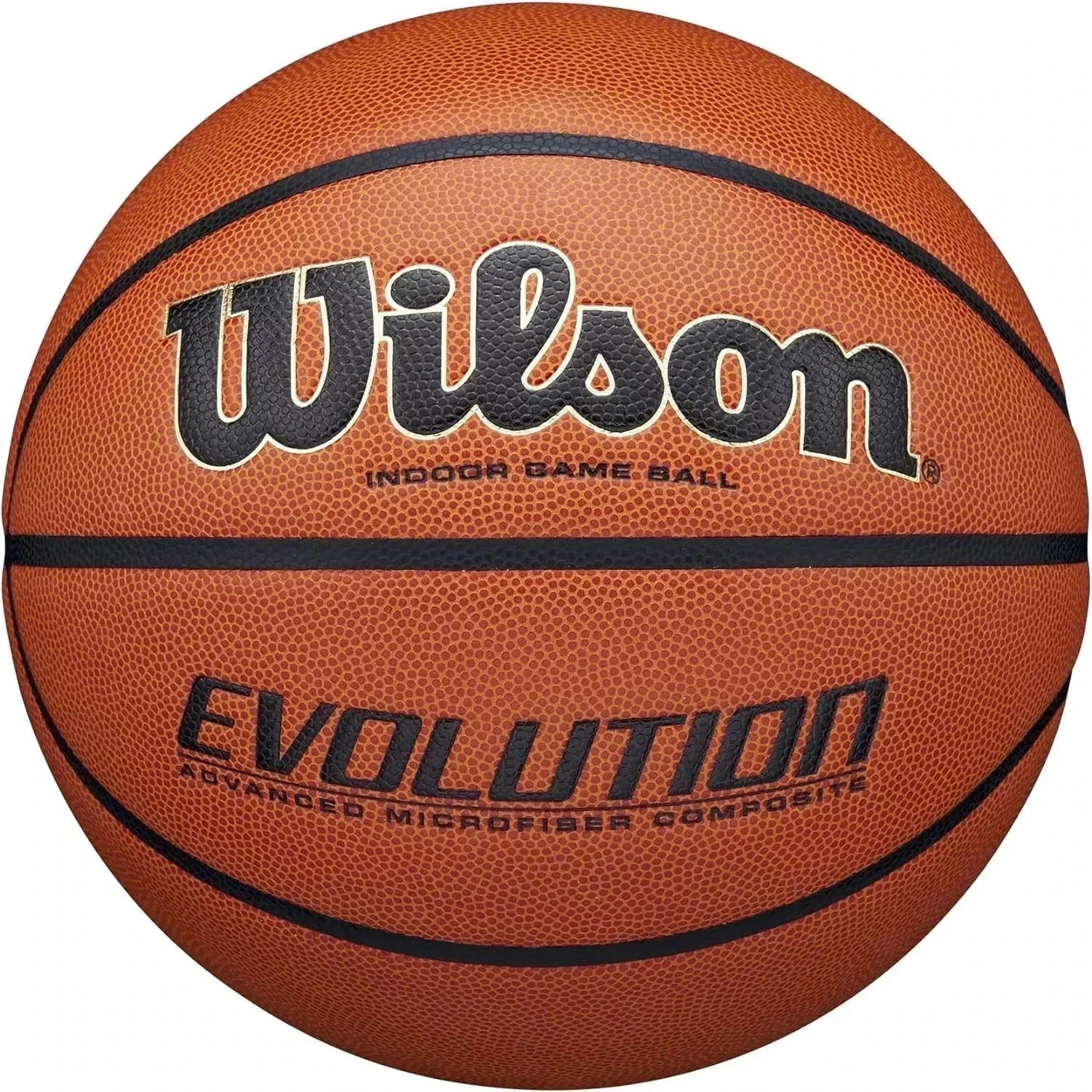 Wilson Evolution 29.5" Indoor Basketball — Pro Grip, Official Game Ball