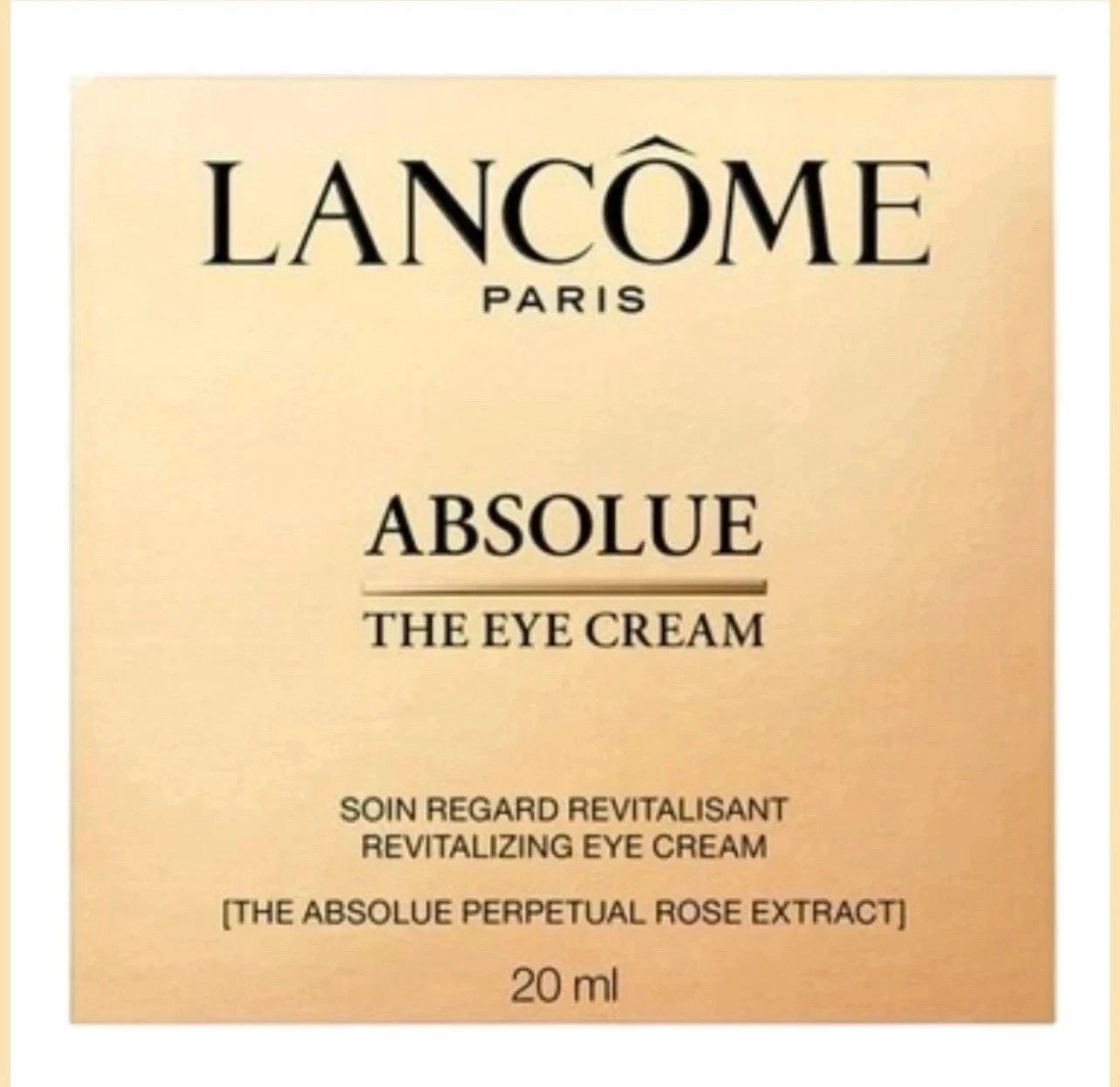 Lancôme Absolue Revitalizing Eye Cream 20ml/0.7oz – New in Box