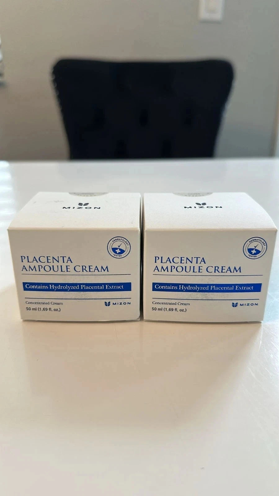 🧴 2 Pack MIZON Placenta Cream 50ml | Firming & Anti-Wrinkle Korean Moisturizer