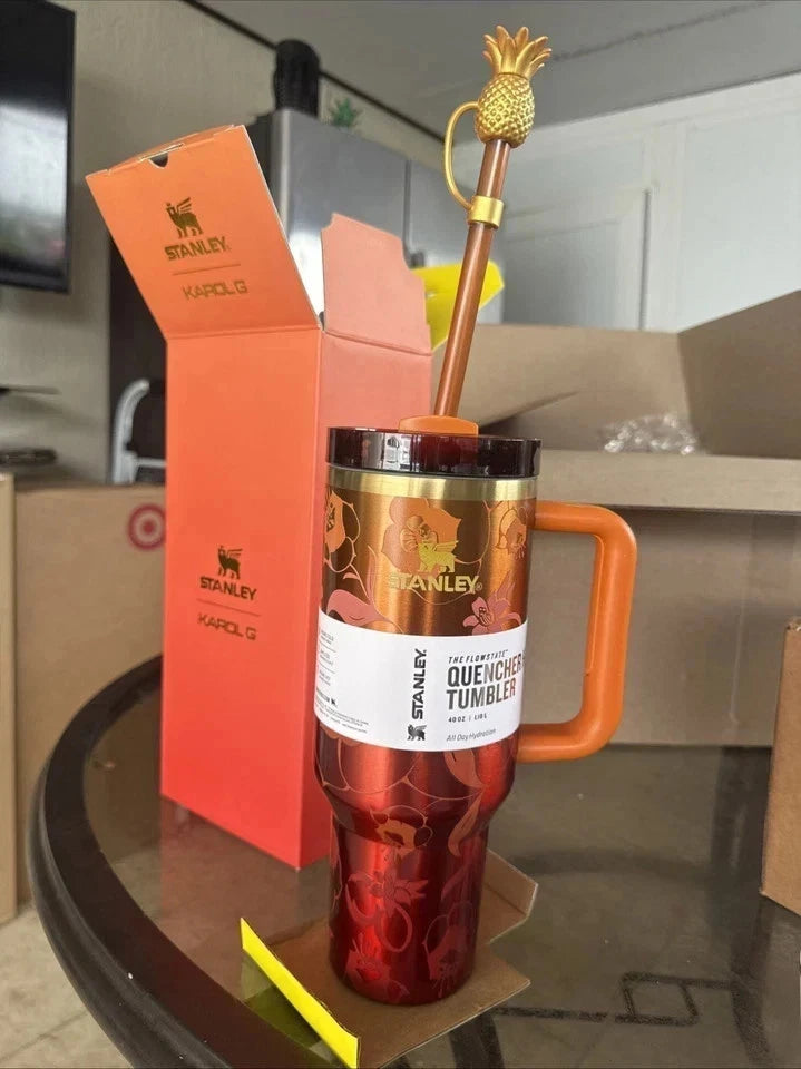 Stanley 1913 x KAROL G 40 oz Quencher H2.0 FlowState Tumbler — Authentic
