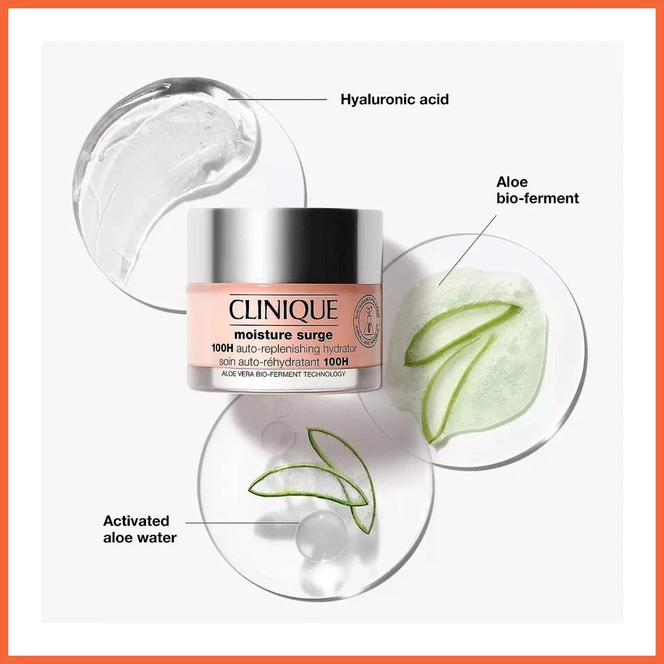 Clinique Moisture Surge 100H Auto-Replenishing Hydrator - 125ml / 4.2oz - Brand New Sealed