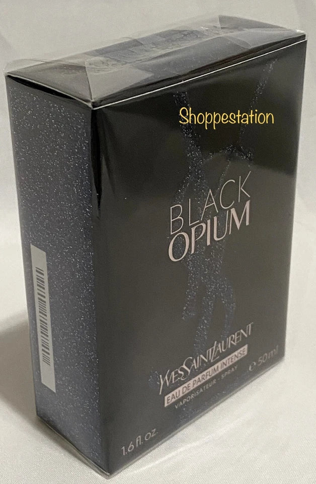 Yves Saint Laurent Black Opium Eau De Parfum Intense - 1.6oz / 50ml - Sealed In Box