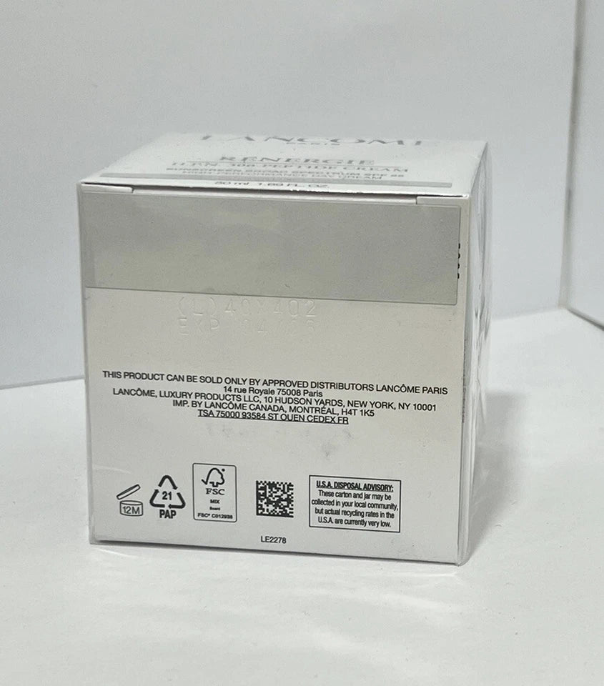 Lancôme Rénergie 300 Peptide High Performance Anti-Aging Cream 1.69 oz / 50 mL New In Box