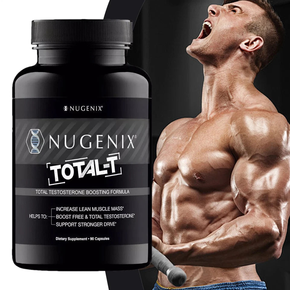 Total-T Testosterone Booster Enhance Energy & Performance Support Muscle Formula 90 Capsules USA
