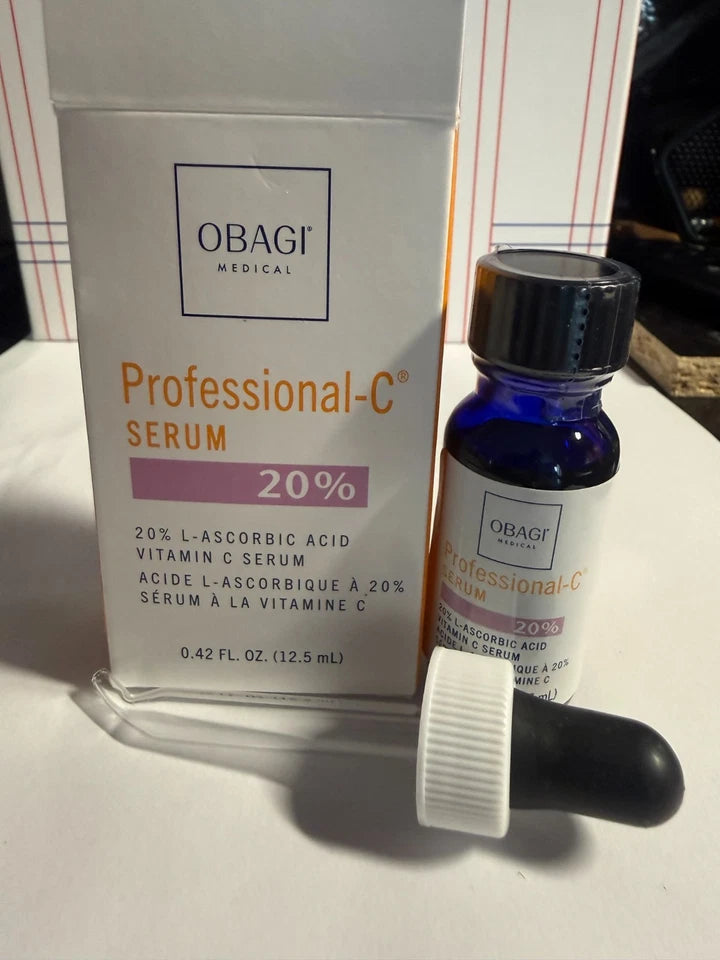 Obagi Medical Professional-C Serum 20% Vitamin C 0.42 fl oz / 12.5 mL NEW Sealed w/ Dropper