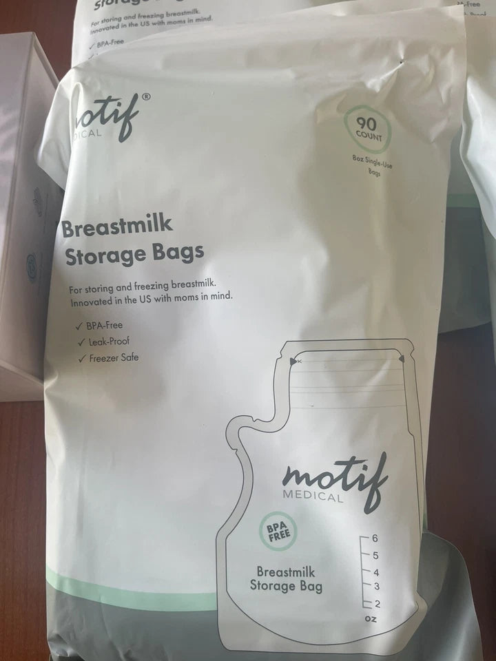 Zomee Fit Wearable Breast Pump with Breast Milk Storage Bags – New