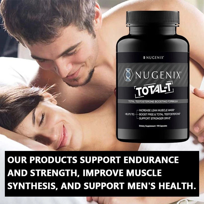 Total-T Testosterone Booster Enhance Energy & Performance Support Muscle Formula 90 Capsules USA