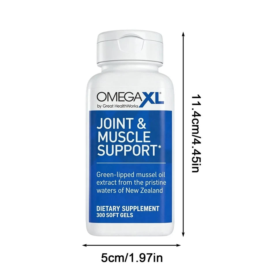 Omega XL 300 Capsules Green Lipped Mussel Joint & Muscle Relief Supplement