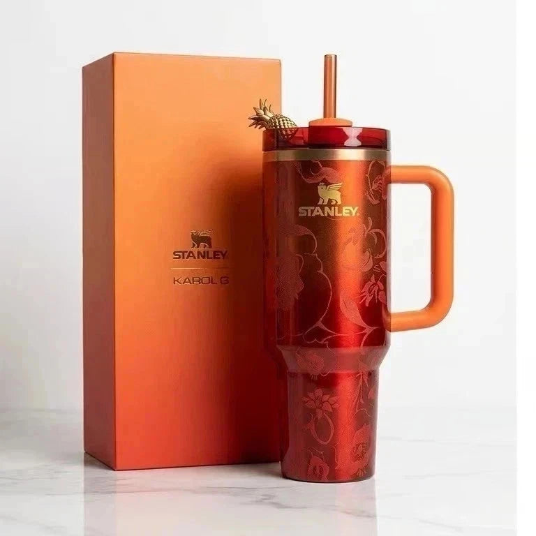 Stanley 1913 x KAROL G 40 oz Quencher H2.0 FlowState Tumbler — Authentic