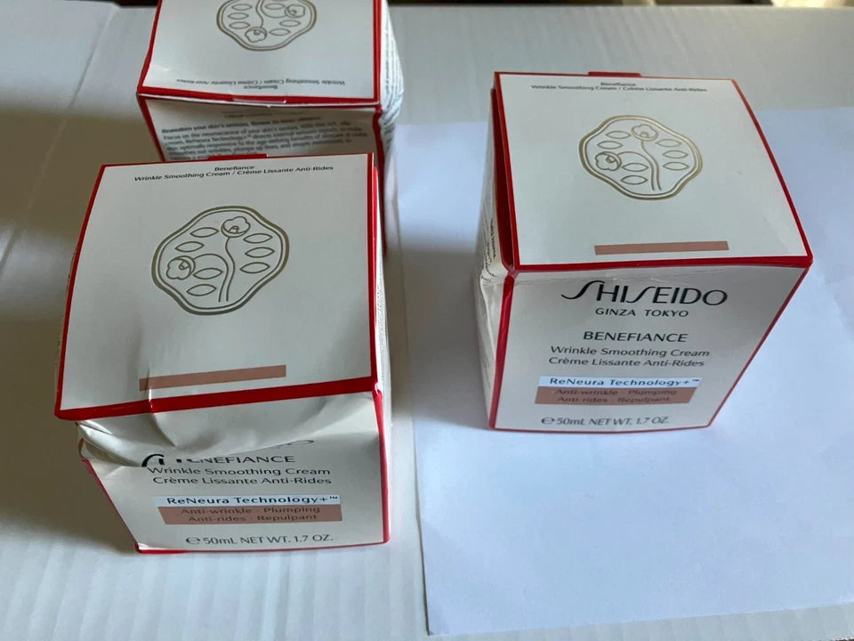 Shiseido Benefiance Wrinkle Smoothing Cream - 1.7 oz - Anti-Aging - Brand New Sealed
