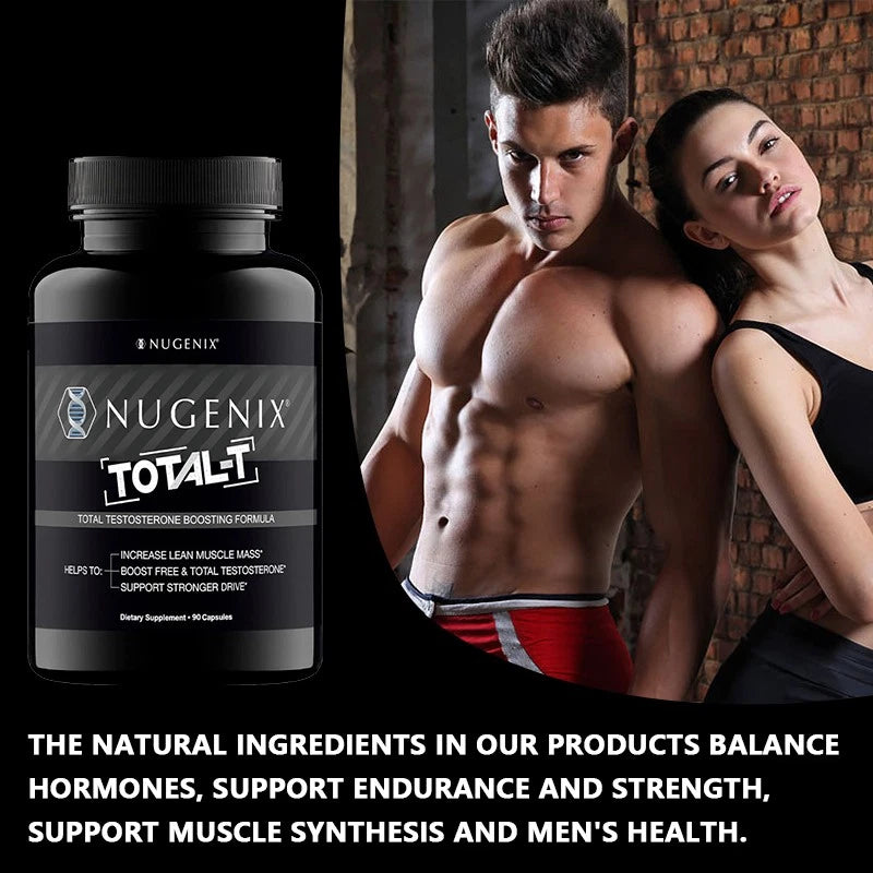 Total-T Testosterone Booster Enhance Energy & Performance Support Muscle Formula 90 Capsules USA