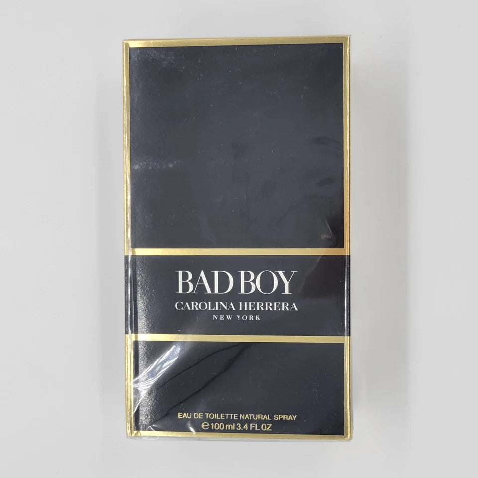 Carolina Herrera Bad Boy Eau De Toilette for Men - 3.4 oz / 100ml - New