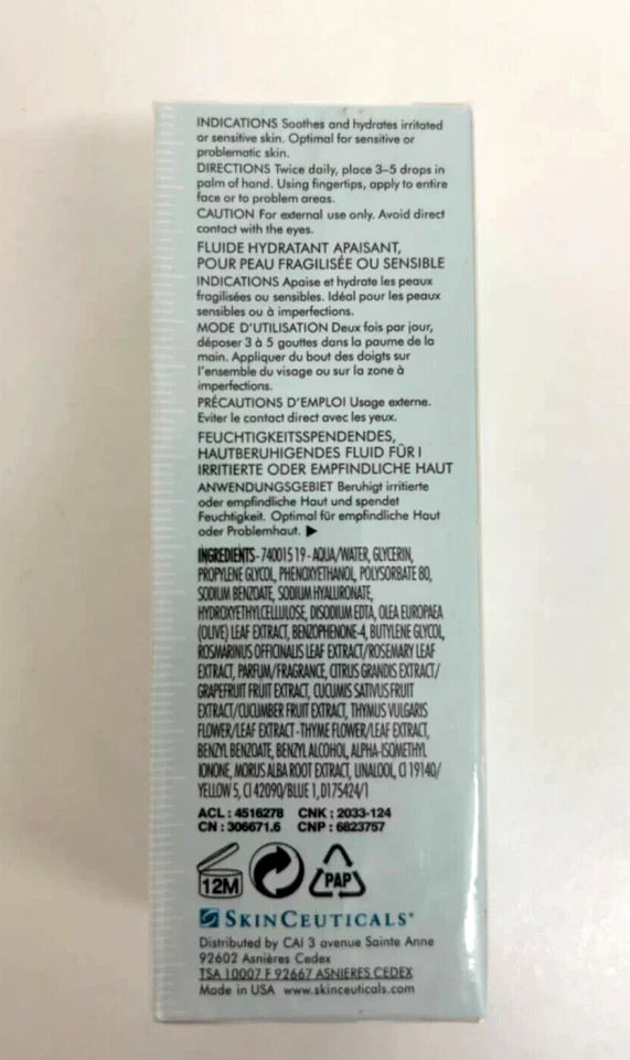 SkinCeuticals Phyto Corrective Hyaluronic Acid Serum - 30ml - Sealed - New