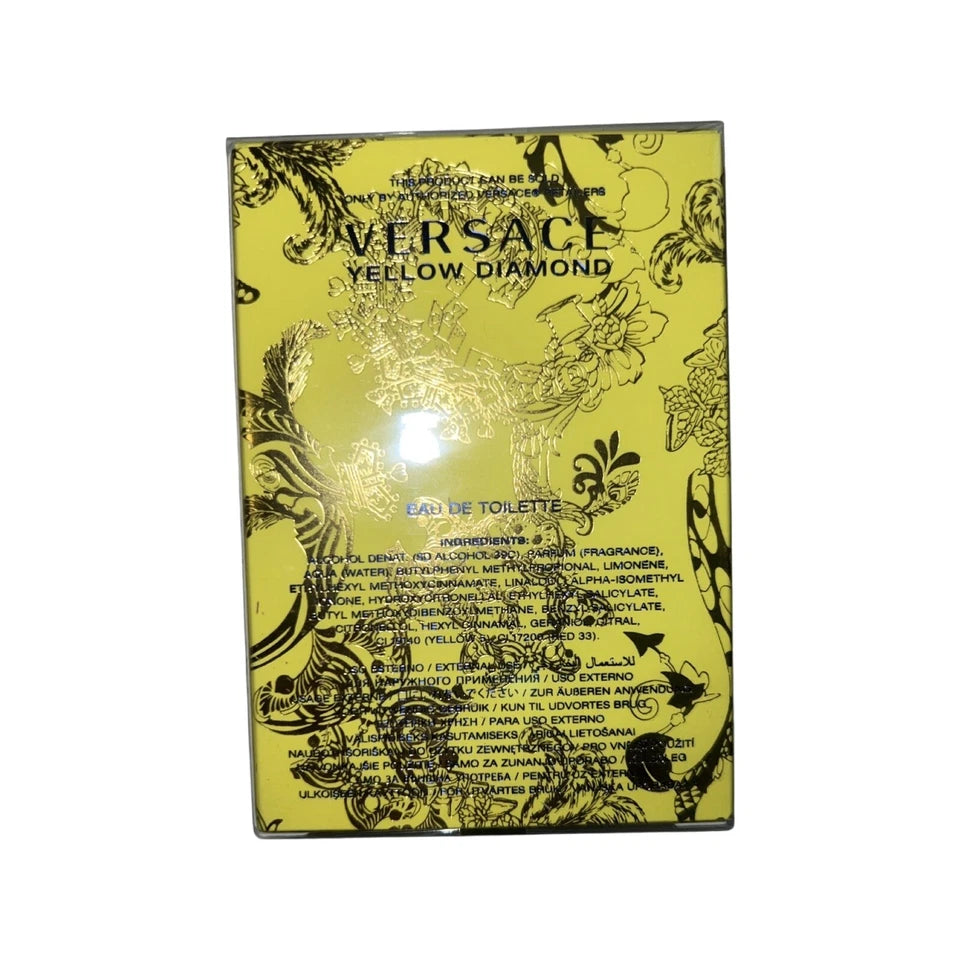 Versace Yellow Diamond Eau De Toilette Spray for Women - 1.0 fl oz / 30ml - New