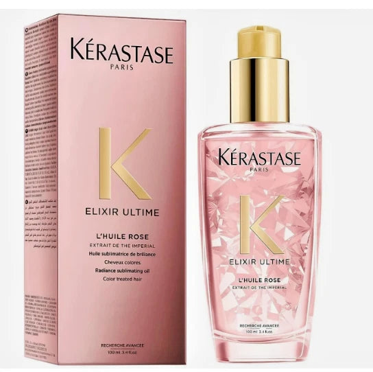 Kérastase Elixir Ultime L'Huile Rose The Imperial Hair Oil 100ml / 3.4oz – New With Box