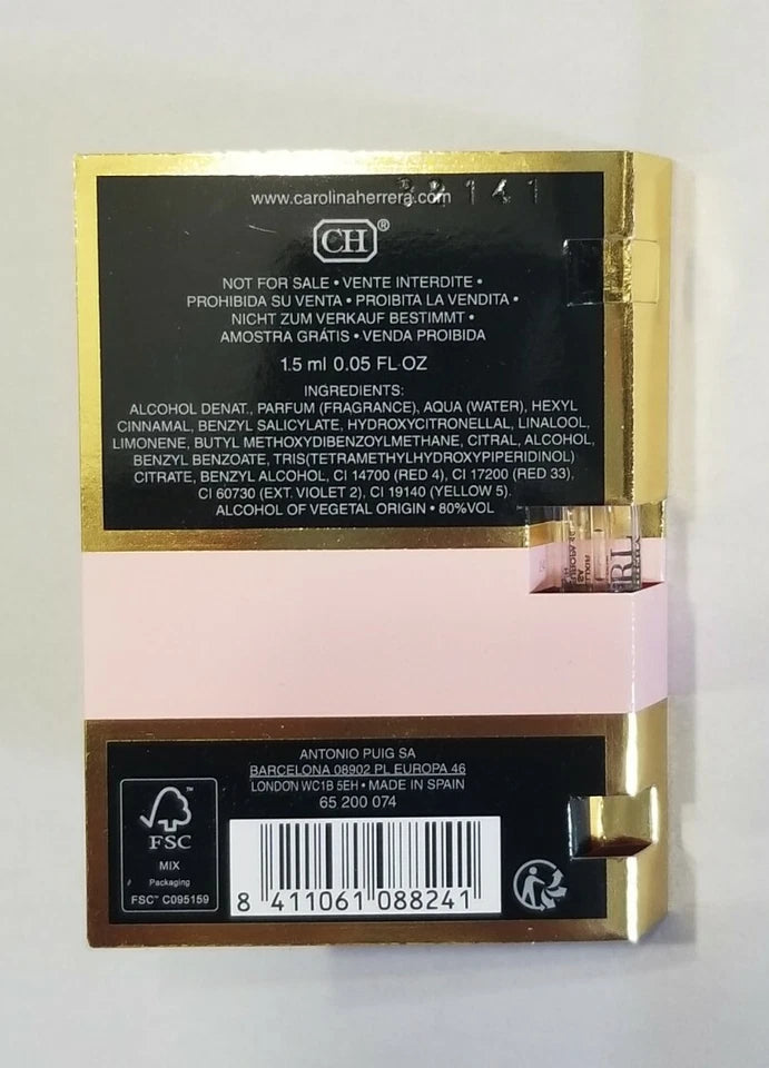Carolina Herrera Good Girl Blush Elixir EDP - 1.5ml Sample Spray - Women's Perfume