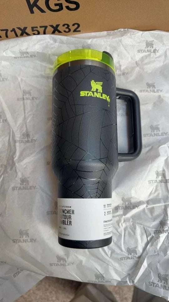 Stanley Halloween Web Glow H2.0 40 oz Tumbler — Limited Edition, New, Fast Shipping